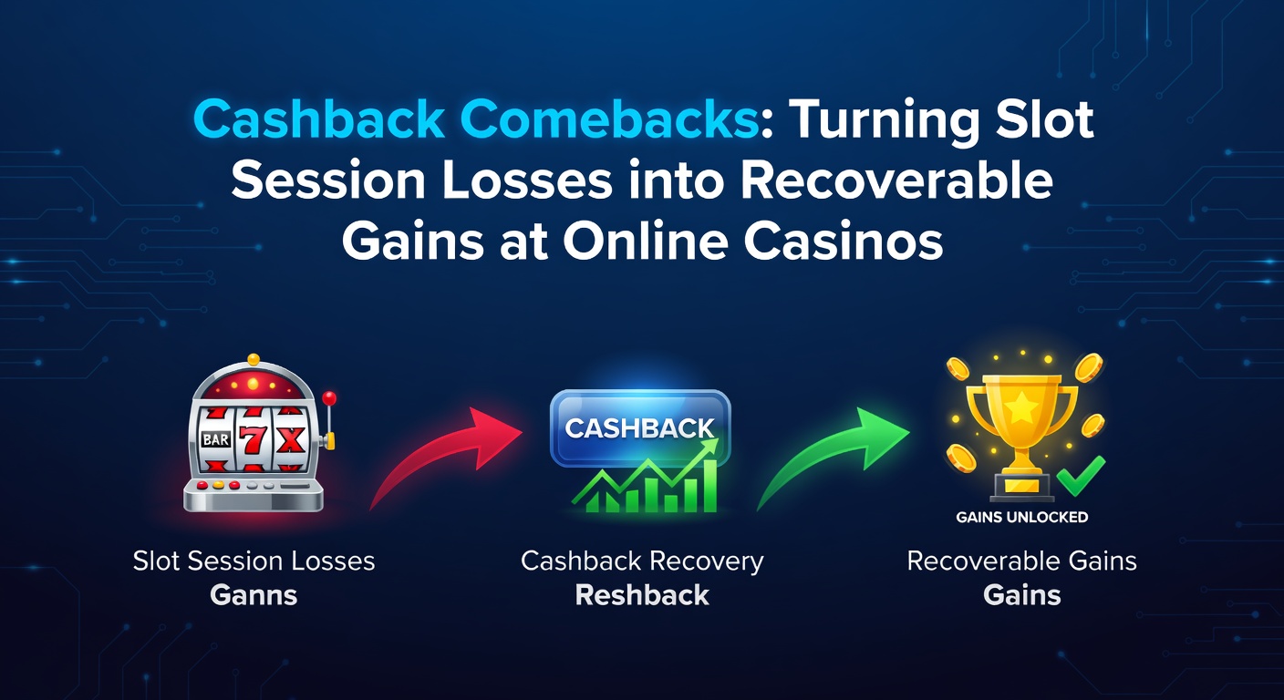 Graph illustrating cashback recovery curves on slot losses, with lines showing different rebate percentages over a 30-day period