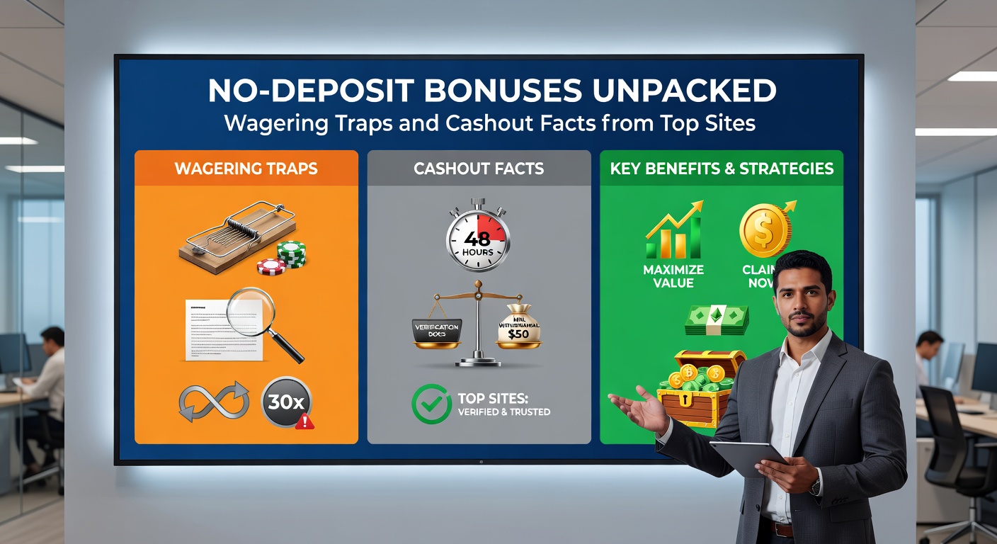Close-up of a casino terms document highlighting wagering terms and cashout limits, with bonus icons scattered around