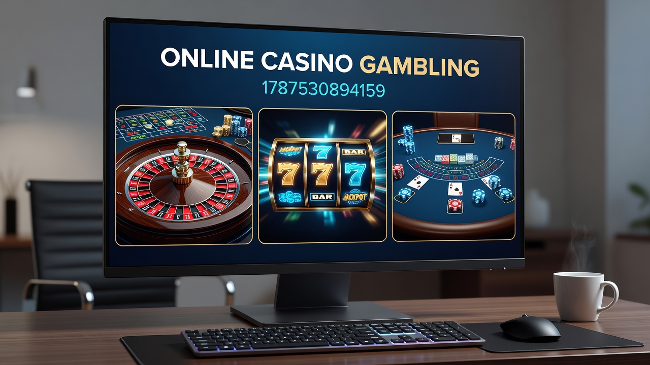 Player engaging with online slots on a mobile device